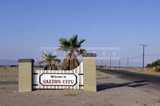 Chris stops at Salton, City California before he returns to Carthage, South Dakota.