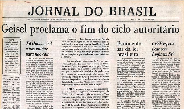 Fim dos Atos Institucionais