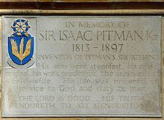 Faculdade Sir Isaac Pitman Criada em 1840