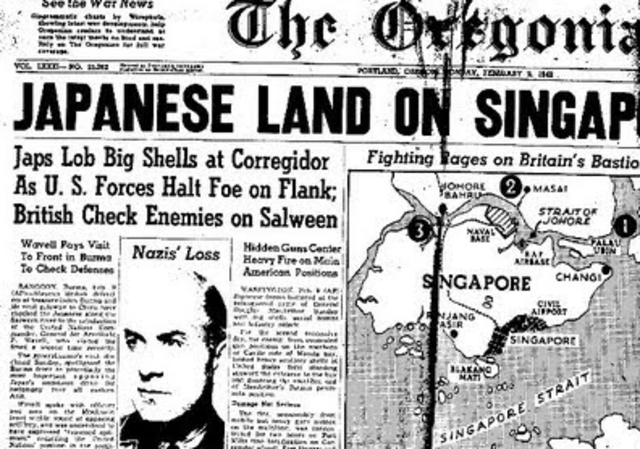 Japan Captures Singapore