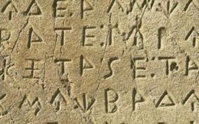 Alfabeto griego (1000 A.N.E)