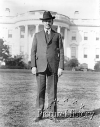 President Coolidge gets elected