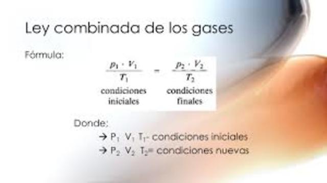 Ley combinada de los gases