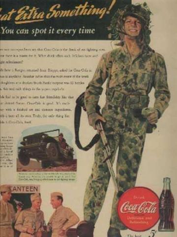 Coca- cola convence al departamento de guerra
