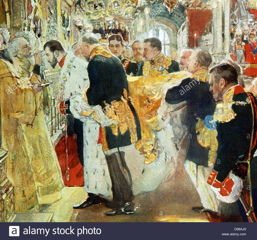 Nicholas II crowned czar of Russia