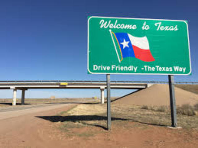 Texas becomes the sixth state to secede from union