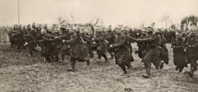 Guerra civil entre los bolcheviques y los contrarrevolucionarios.