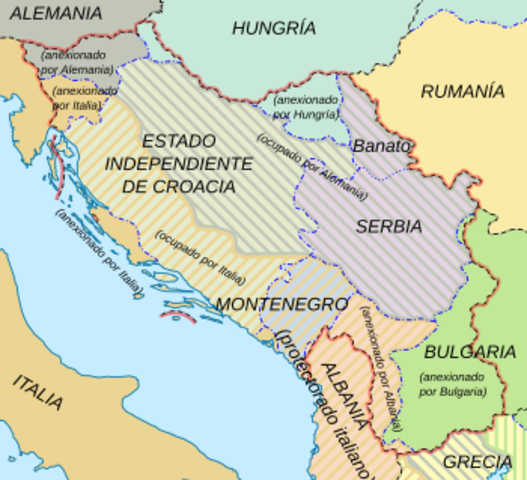Invasión y desintegración  de Yugoslavia
