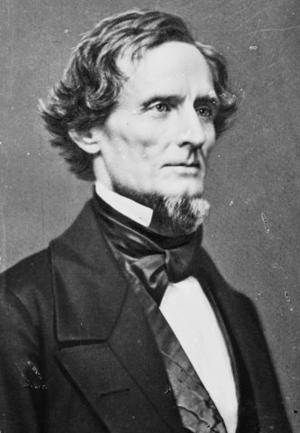 Jefferson Davis comes out in favor of secession for the first time