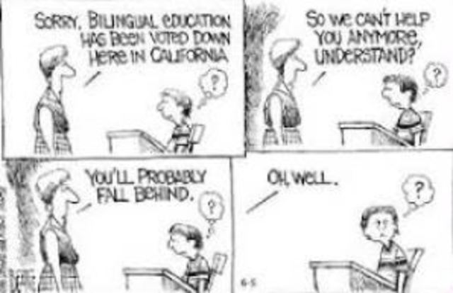 California Passes an English-Only Language Rule