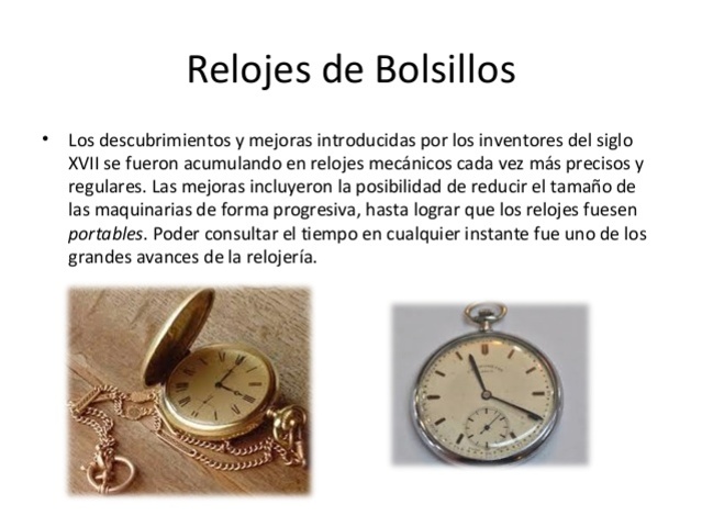 RELOJ PORTÁTIL DE RESORTE O DE BOLSILLO