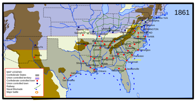 1861 - The U.S. Civil War
