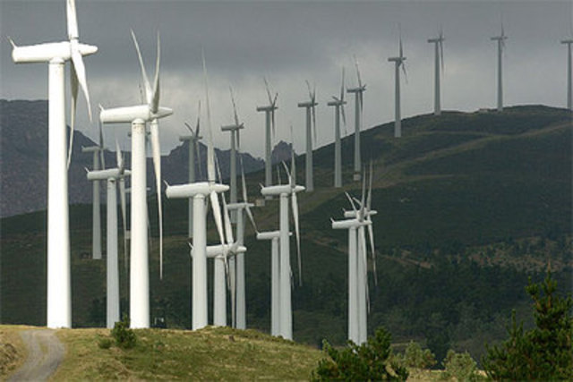 Molinos eléctricos de viento