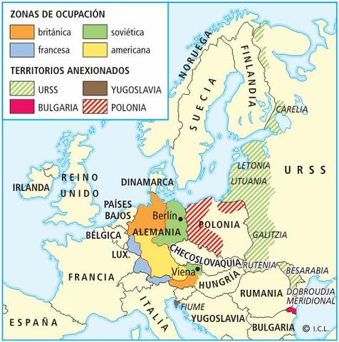 Consecuencias de la SGM. CAMBIOS POLITICOS Y TERRITORIALES