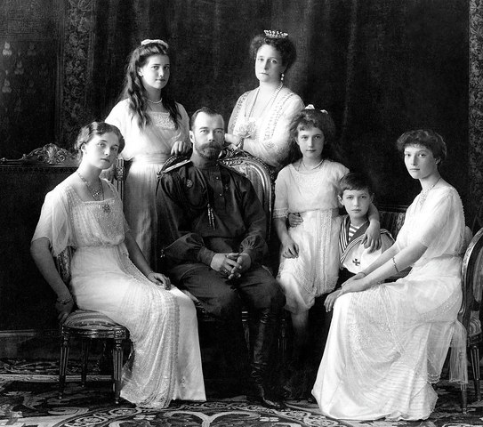 Czar Nicholas II and his family executed