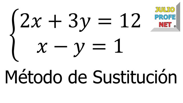 Método de sustitución