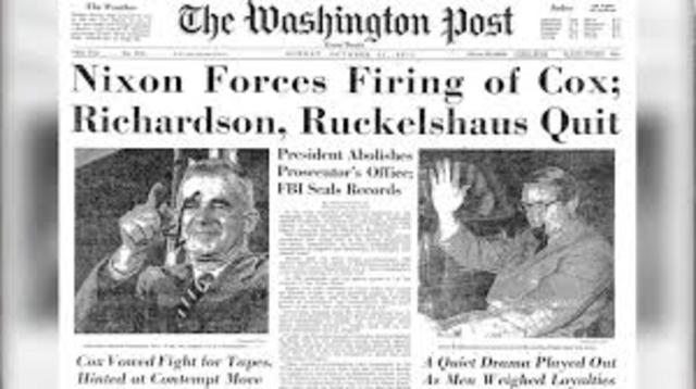 Saturday night massacre