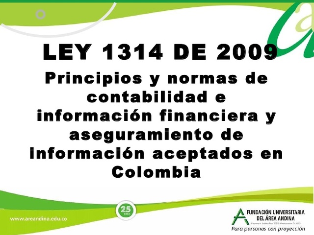Ley 1314 de 2009