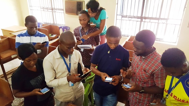 Capacitación con los usuarios