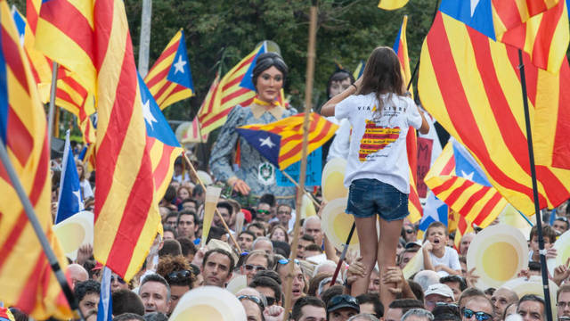 Manifestació: «Som una nació i tenim el dret de decidir»