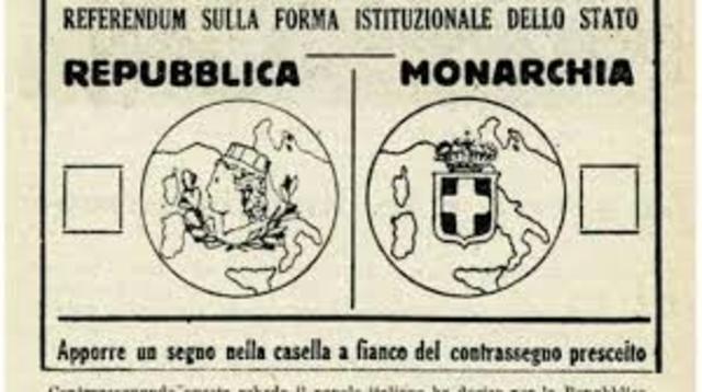 DALLA MONARCHIA ALLA REPUBBLICA
