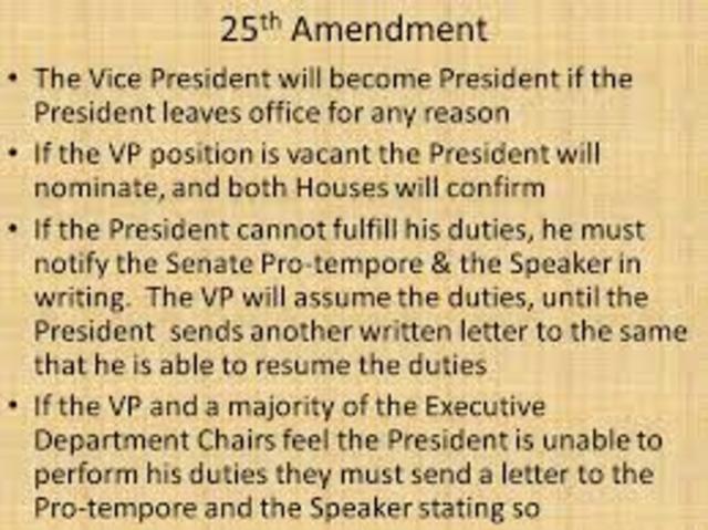 25th Amendment