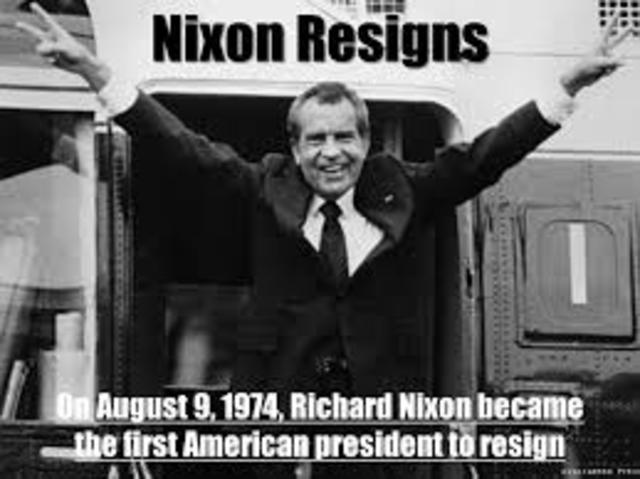 Nixon Resigns