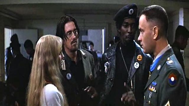 In 1967/68 Forrest meets two major social groups.