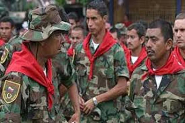 llegada de las ACMM y ejercito