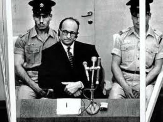 Adolf Eichmann is finally at Israel.