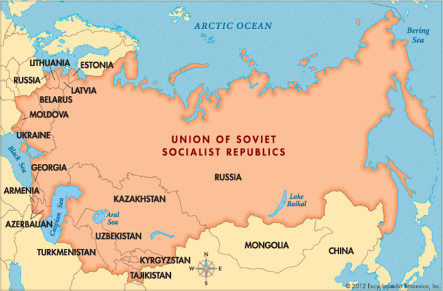 The Union of Soviet Socialist Republics (U.S.S.R.) established