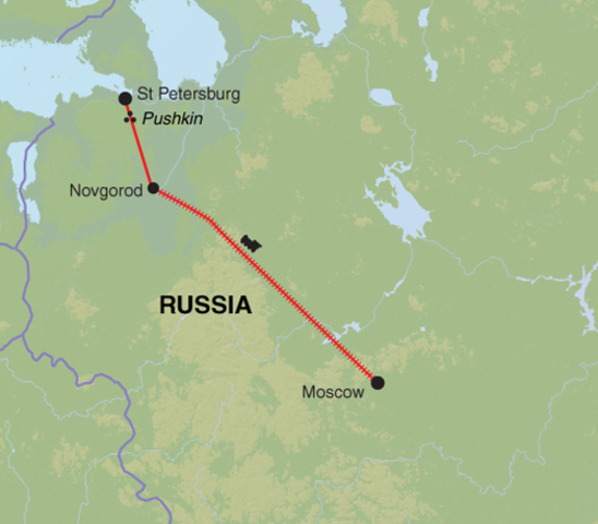 The capital of Russia is changed from St. Petersburg to Moscow