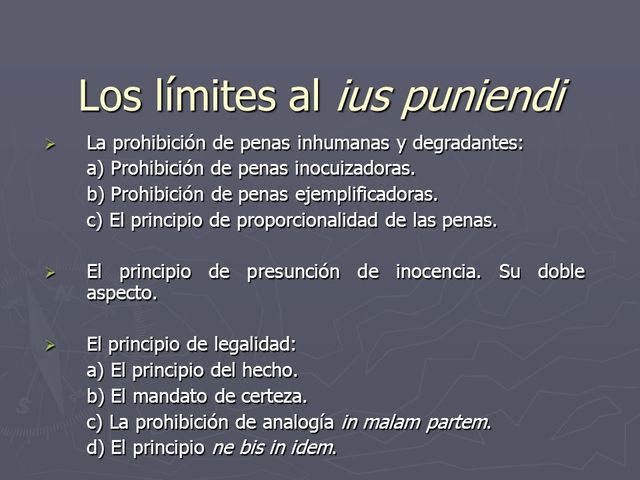 Vigencia y observancia de los principios estructurales