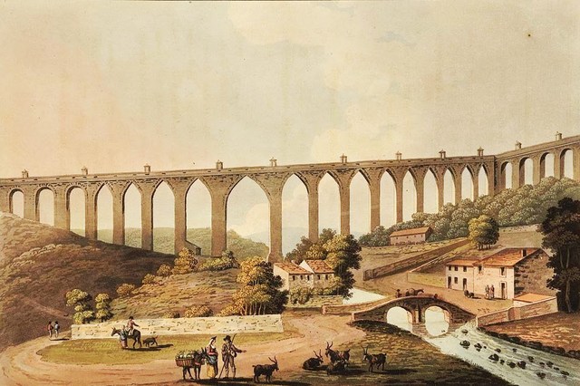 Início da construção do Aqueduto das Águas Livres