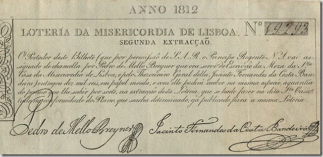 A Misericórdia de Lisboa cria a Lotaria