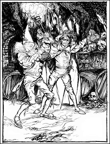 Meeting between the two friends.