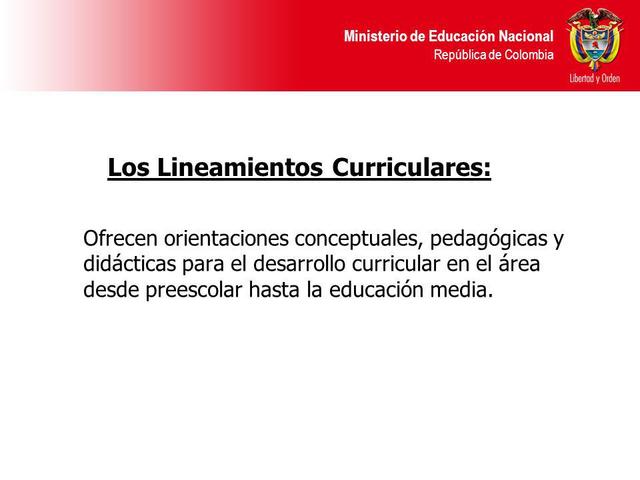 Indicadores de logros curriculares 1998