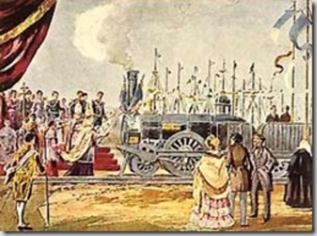 1ª viagem de comboio