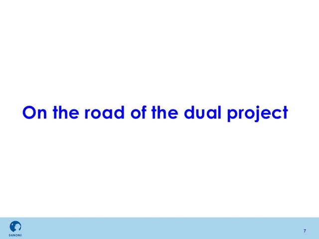 Evolution of Danone’s Economic and Social “dual project”