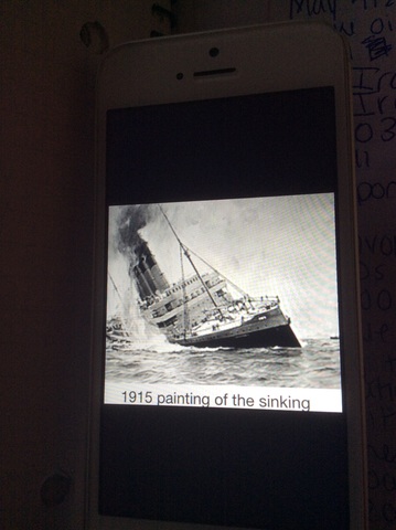 WorldWar 1 Lusitania Sinks