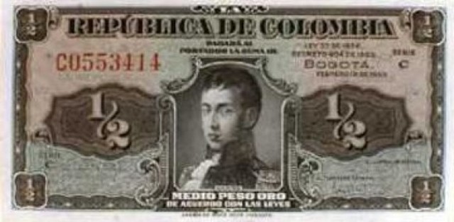 El Primer Billete Colombiano