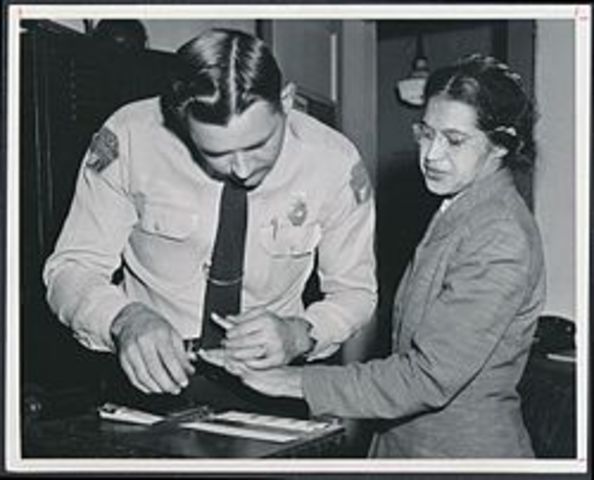 Rosa Parks Arrested