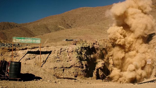 la mina se derrumbó