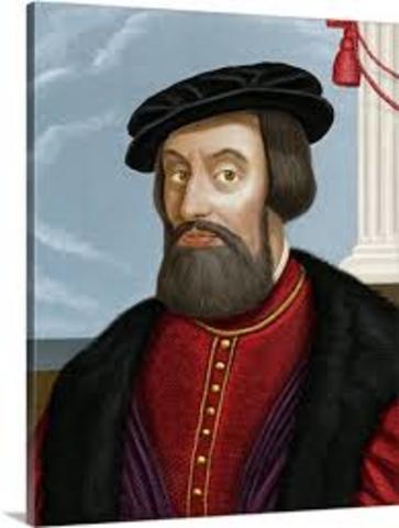 Desembarco en Cozumel por Hernán Cortés y Jerónimo de Aguilar