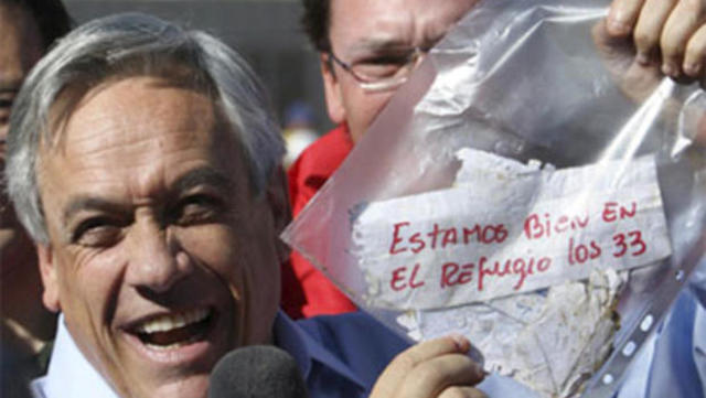 finalmente perforaron a la ubicación del refugio de los mineros