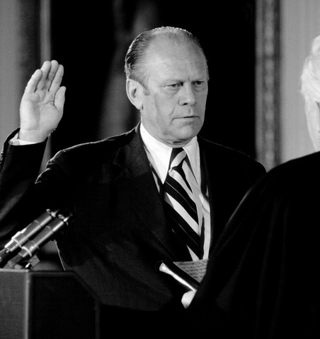Gerald Ford becomes president