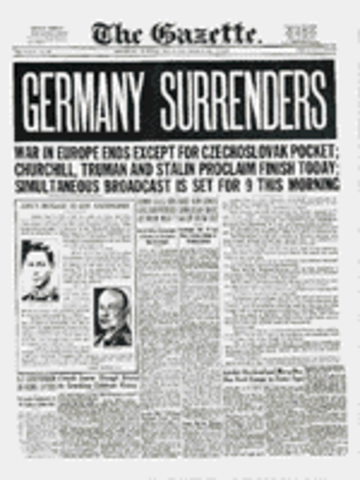 Germany surrenders