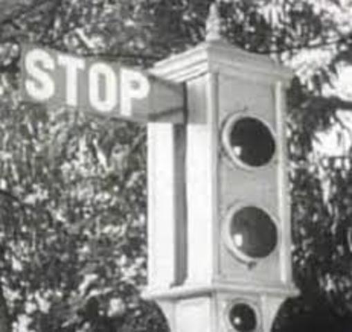 Установка первого светофора