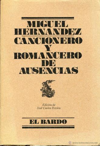 Poesia: 《Cancionero y romancero de ausencias》