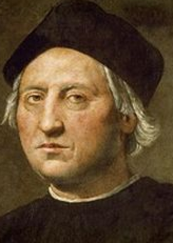 Christopher Columbus Sailed to "India"